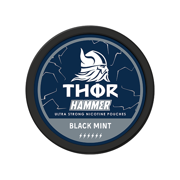 THOR Hammer Black Mint 16MG - Snuscrew