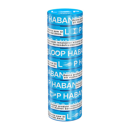 LOOP Habanero Mint nicotine pouches canister showing bold branding, ideal for thrill-seekers looking for a spicy mint kick.
