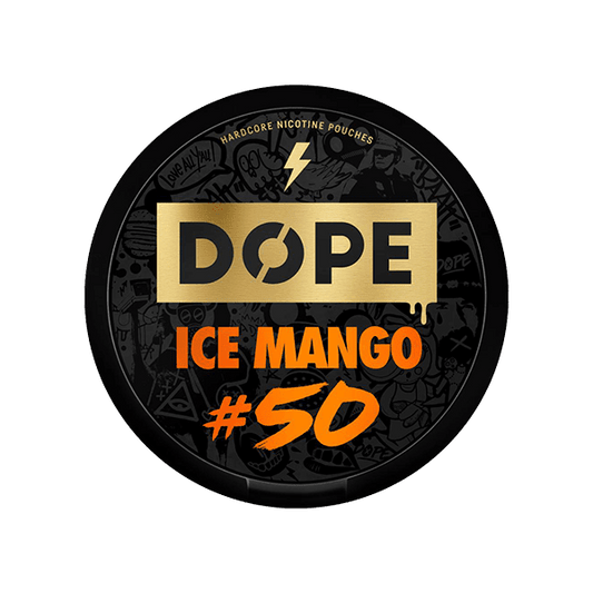 DOPE Ice Mango #50 35MG - BB: 26 Sept 2026 - Snuscrew