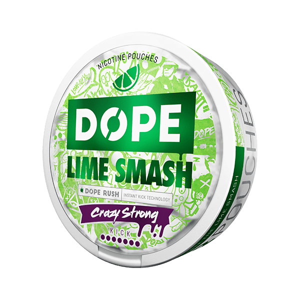 DOPE Lime Smash Crazy Strong 20MG - BB: 19 Sept 2026 - Snuscrew