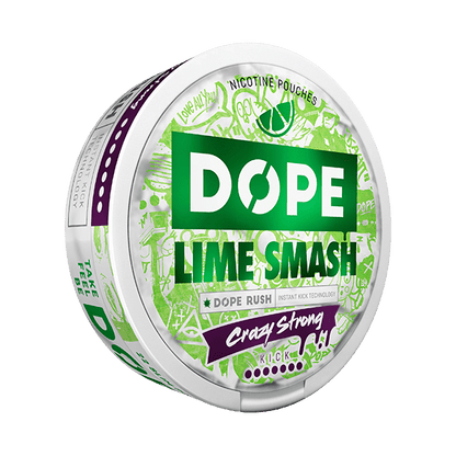 DOPE Lime Smash Crazy Strong 20MG - BB: 19 Sept 2026 - Snuscrew