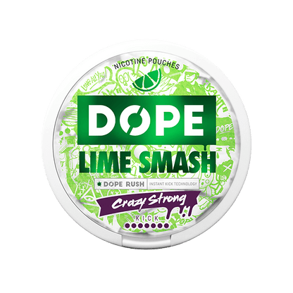 DOPE Lime Smash Crazy Strong 20MG - BB: 19 Sept 2026 - Snuscrew