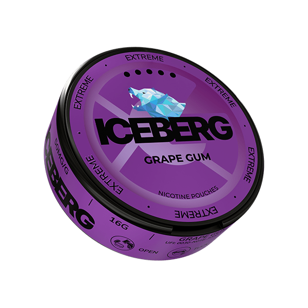 Iceberg Grape Gum 40MG - Snuscrew