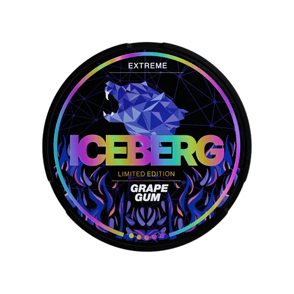 Iceberg Grape Gum 40MG - Snuscrew