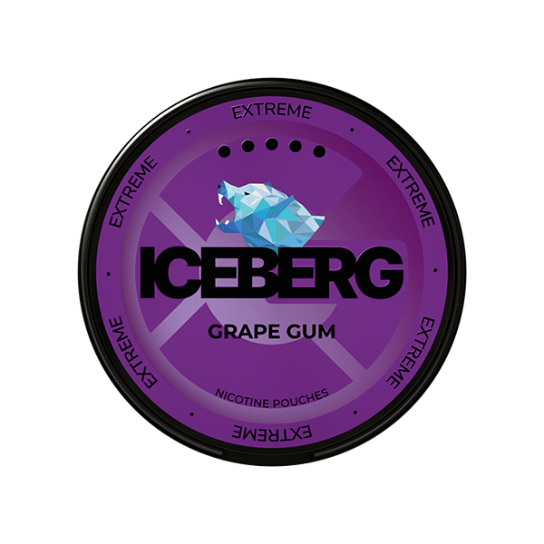 Iceberg Grape Gum 40MG - Snuscrew