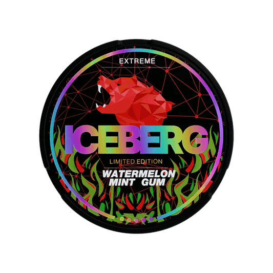 Iceberg Watermelon Mint Gum 40MG - Snuscrew