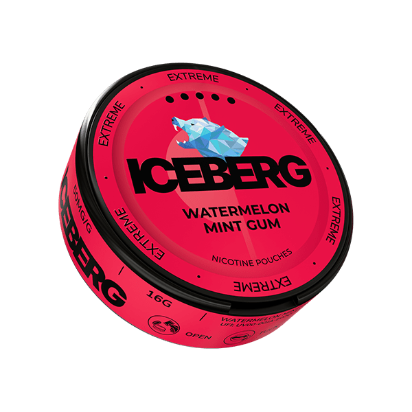 Iceberg Watermelon Mint Gum 40MG - Snuscrew