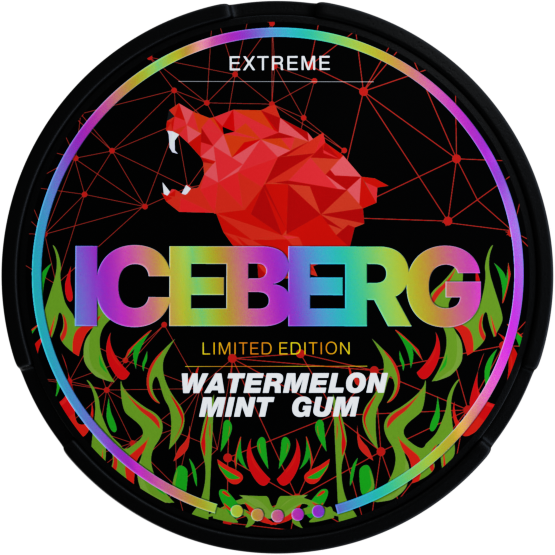 Iceberg Watermelon Mint Gum 30MG