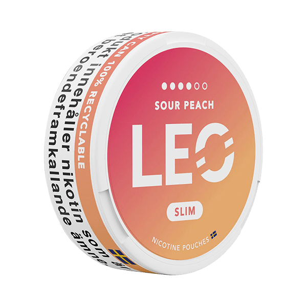 LEO Sour Peach 12MG - Snuscrew