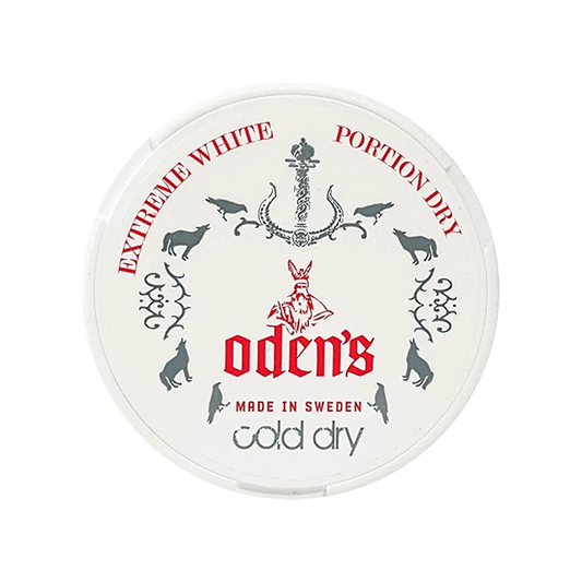 Odens Cold Extreme White Dry 18MG - Snuscrew