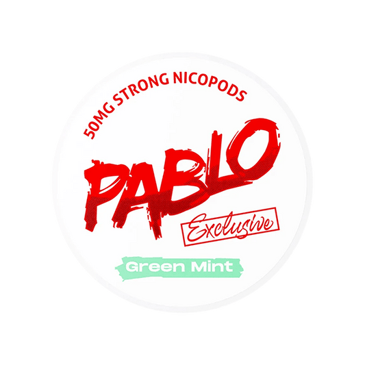 Pablo Exclusive Green Mint 30MG - BB: 05 Aug 2026 - Snuscrew