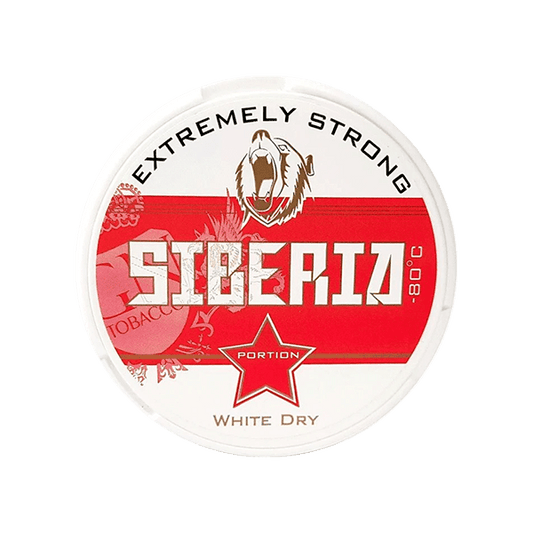 Siberia - 80 Degrees White Dry 34MG - Snuscrew