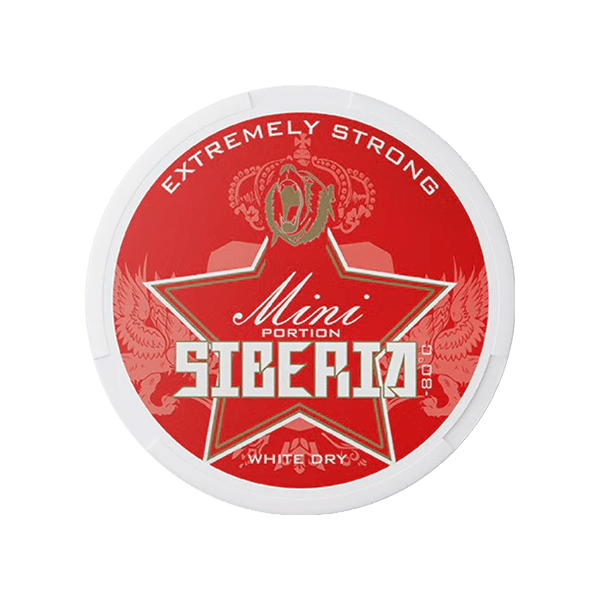 Siberia - 80 Degrees White Dry Mini 19MG - Snuscrew