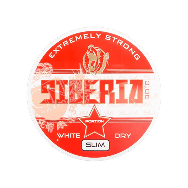 Siberia - 80 Degrees White Dry Slim 28MG - Snuscrew