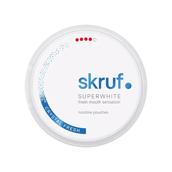 Skruf Superwhite Crystal Fresh 12MG - Snuscrew