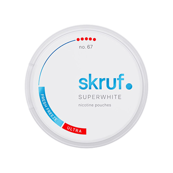 Skruf Superwhite no. 67 Fresh Freeze 12MG - Snuscrew