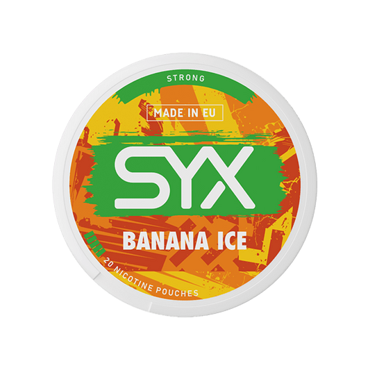 SYX Banana Ice 12MG - BB: 14 Oct 2026 - Snuscrew