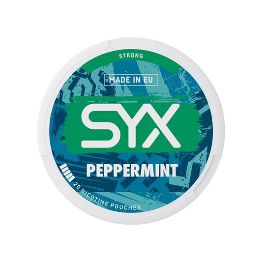 SYX Peppermint 12MG - BB: 4 Sep 2026 - Snuscrew