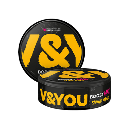 V&You Boost MAX Savage Mango 20MG - Snuscrew