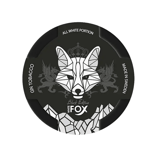 White Fox Black 23MG - Snuscrew