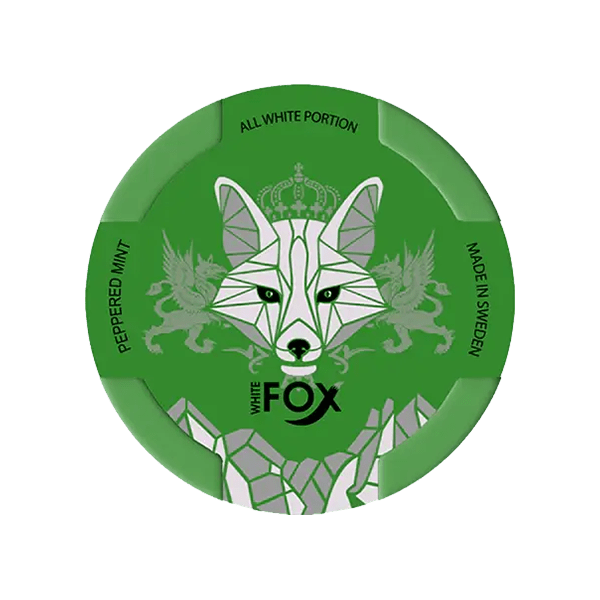 White Fox Peppered Mint 12MG - Snuscrew