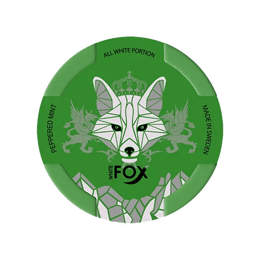 White Fox Peppered Mint 12MG - Snuscrew