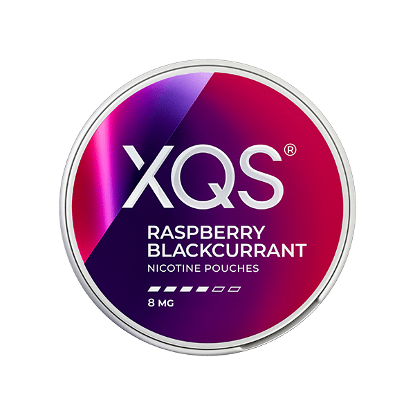 XQS Raspberry Blackcurrant 8MG - Snuscrew